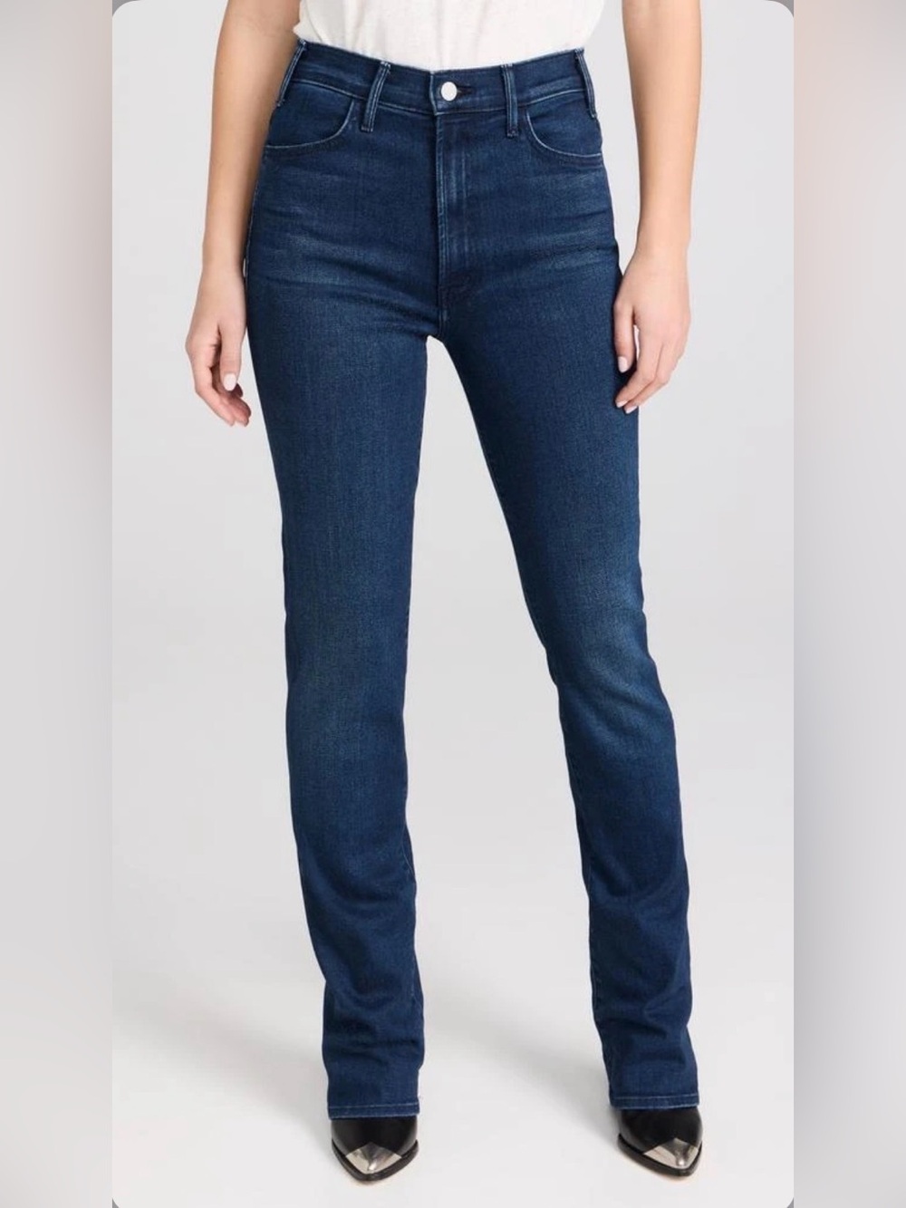 MOTHER Skinny Jeans in Deep Indigo